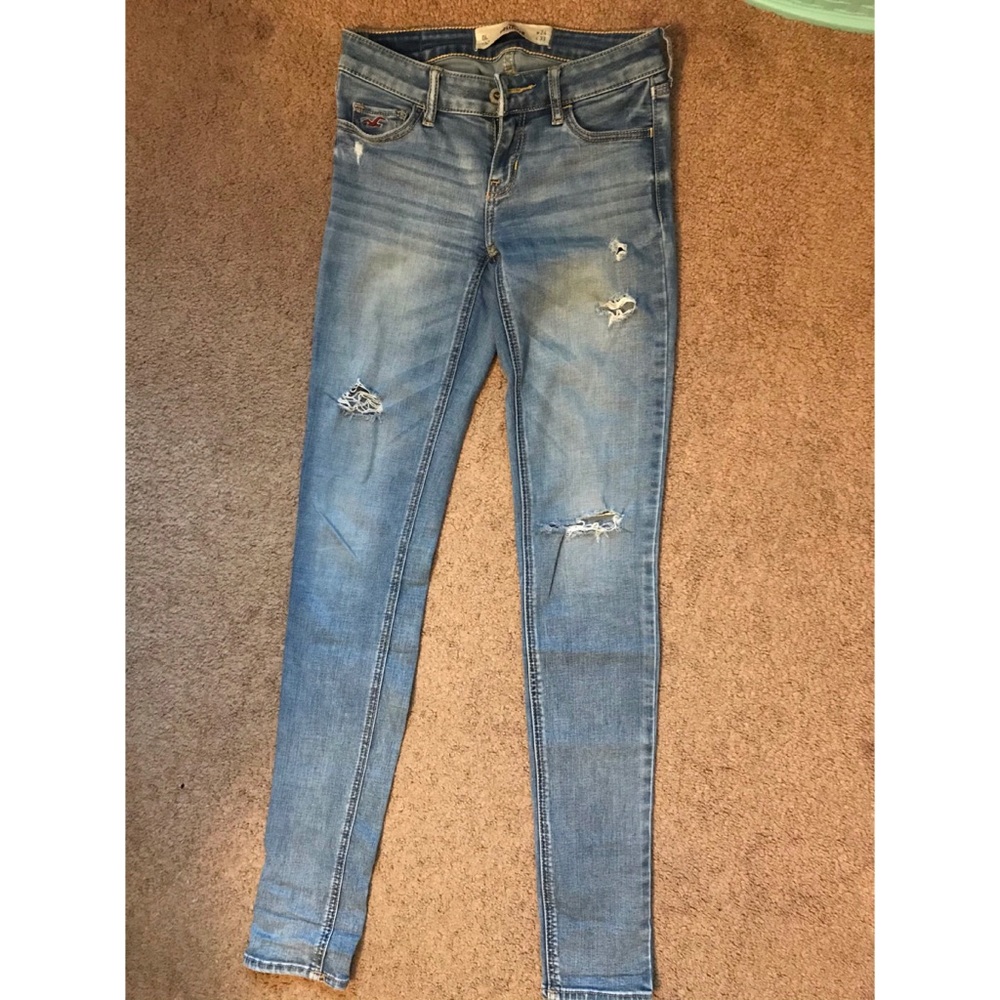 Hollister low-rise ripped skinny jeans